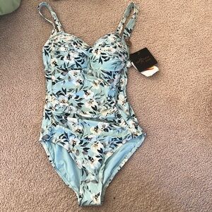 Nip Tuck One Piece Floral Bathing Suit